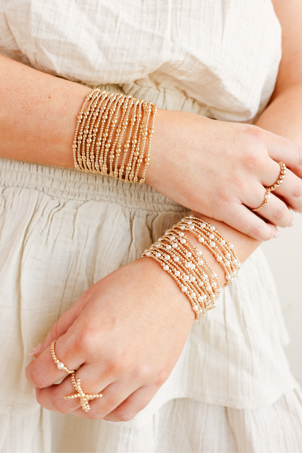Dainty Sutton Pearl Bracelet: Standard 6.75 Inch