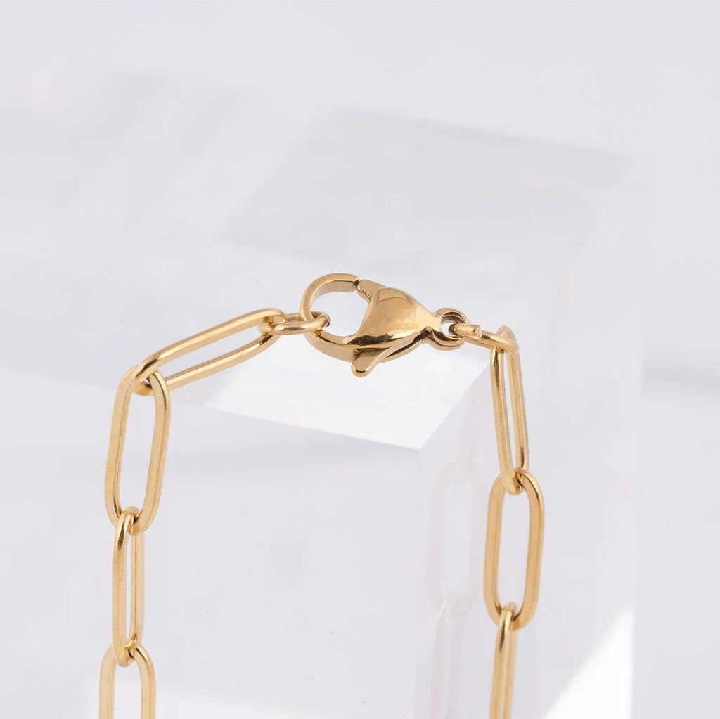 Paperclip Chain Bracelet - S178
