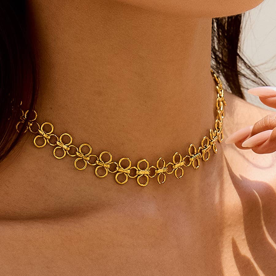 Ritza Patterned Choker - N156