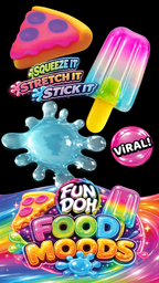 Fun Doh Food Moods Snack Attack Squishy Variety - FDSQU