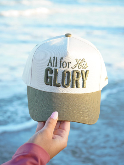 All For His Glory - Olive Trucker Hat