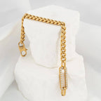 Golden Halo Link Bracelet - SS36