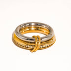 Twisted Love Multi Stack CZ Band Ring: A72