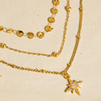 Layered Star Necklace - N99