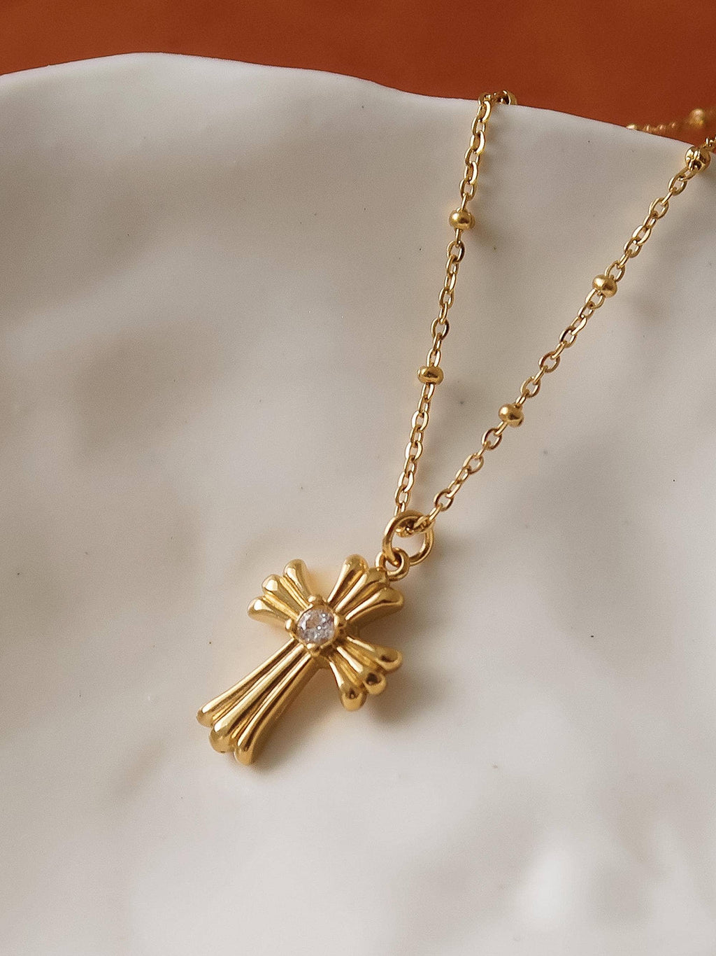 Piece Cross Necklace - N122