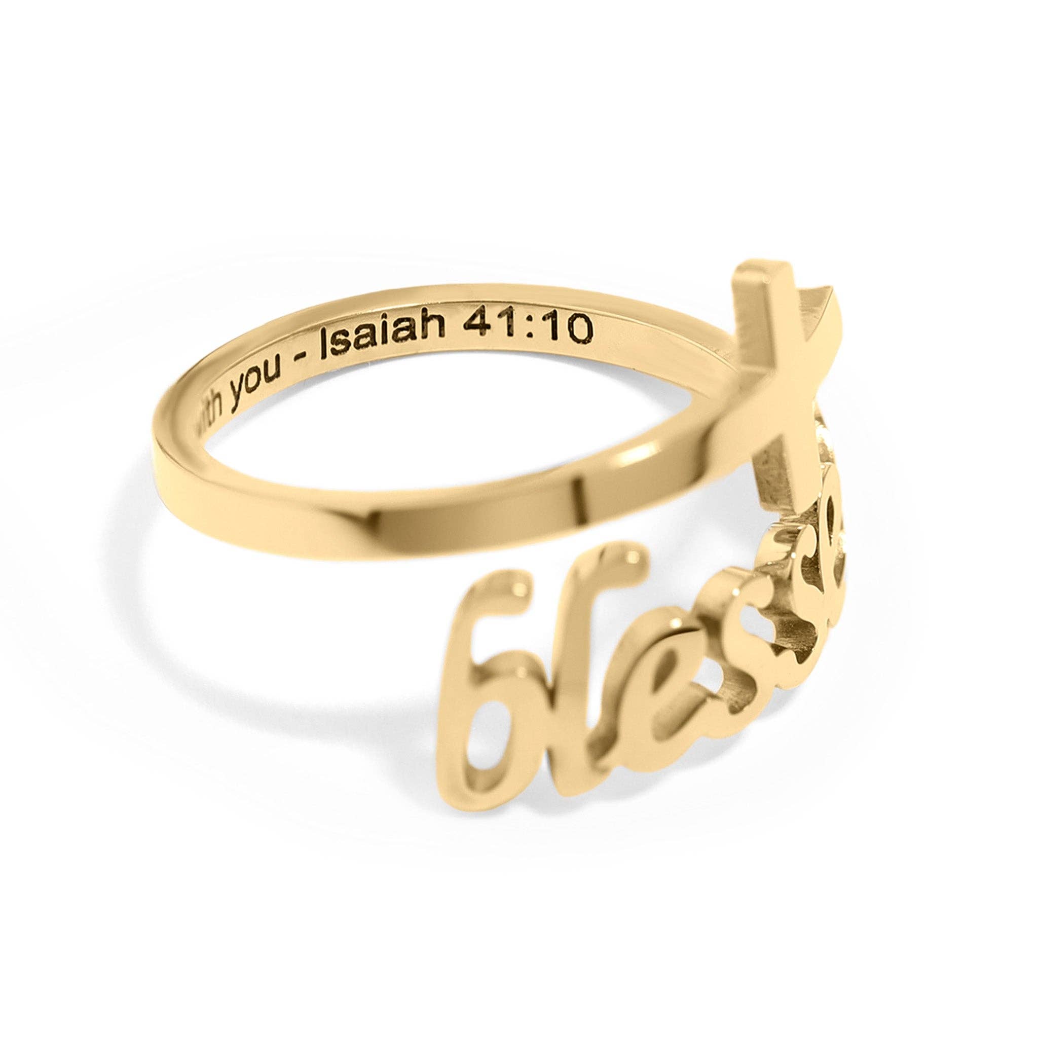"Blessed" Adjustable Ring - A87