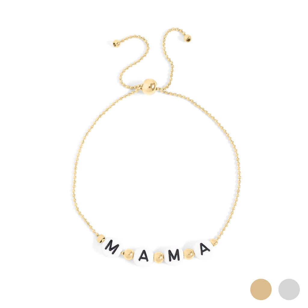 "Mama" Beaded Charm Bracelet - S48