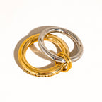 Twisted Love Multi Stack CZ Band Ring: A72