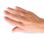 Sutton Pearl Ring in Gold - B41