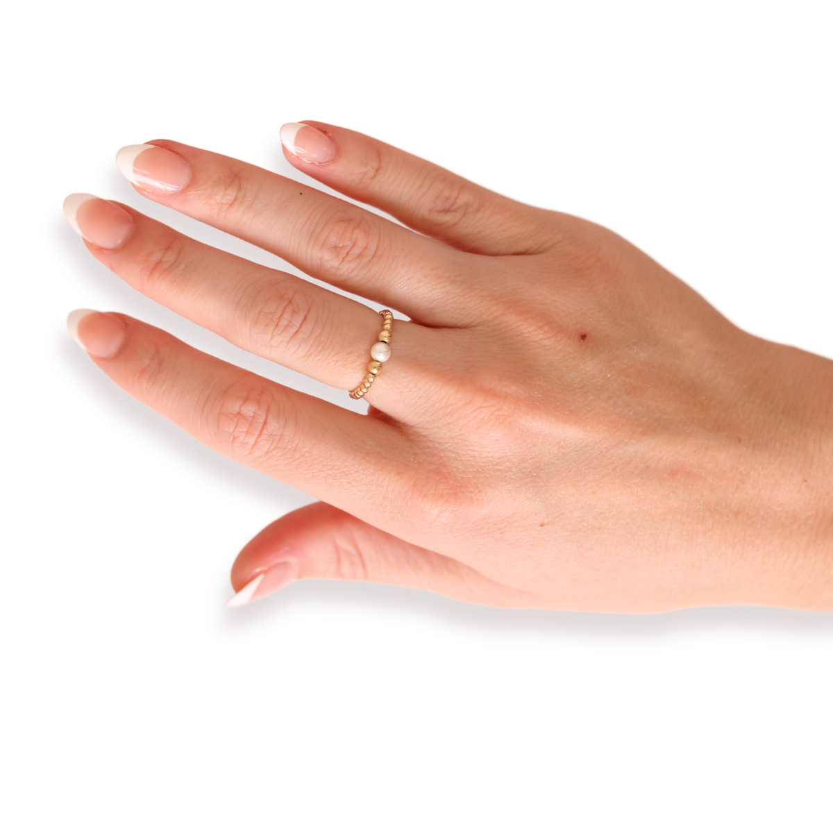 Sutton Pearl Ring in Gold - B41