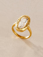 Crystal Statement Ring - A149