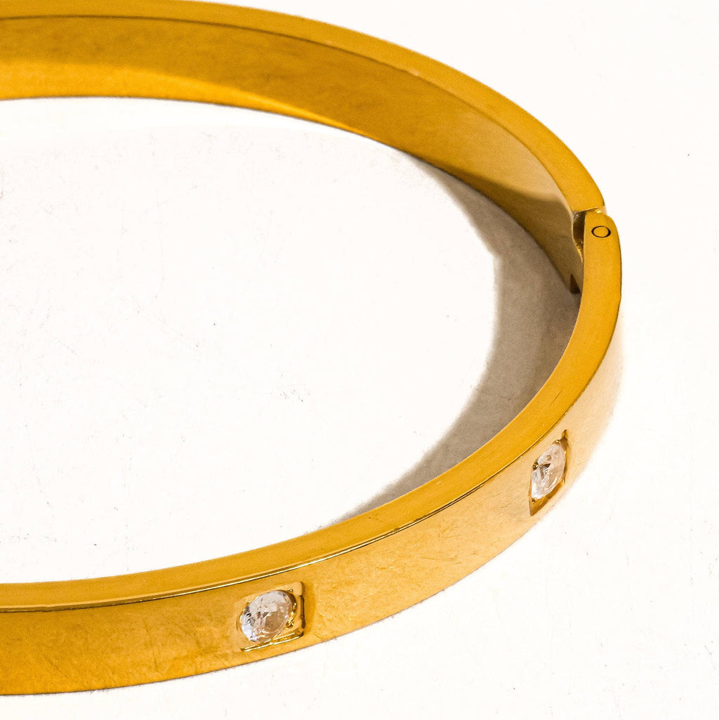 Neil Classic CZ Bangle: SS21
