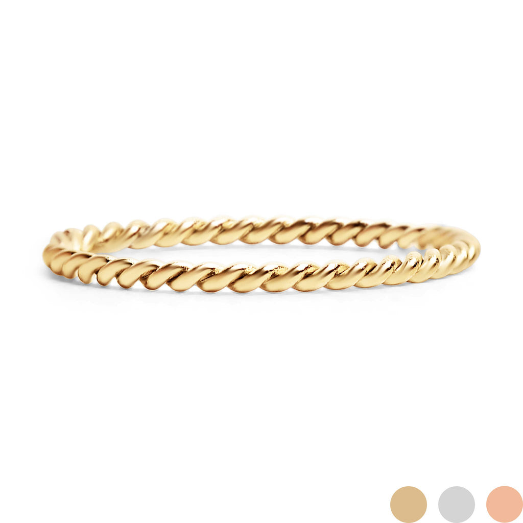 Braided Stacking Ring - A37