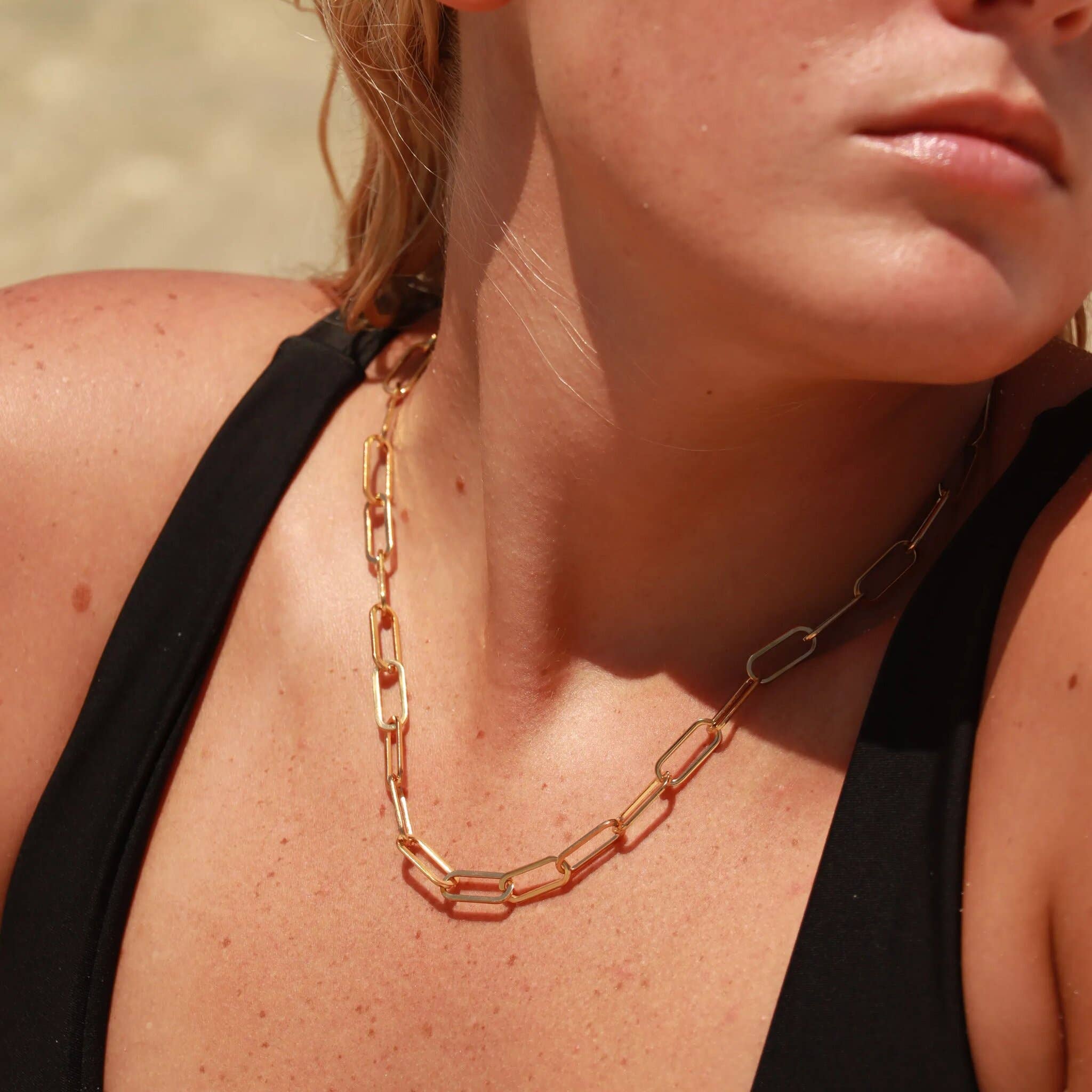 Golden Hour Chain Necklace - N34