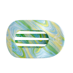 By the Sea Shore | Large | Flat Round Hair Clip