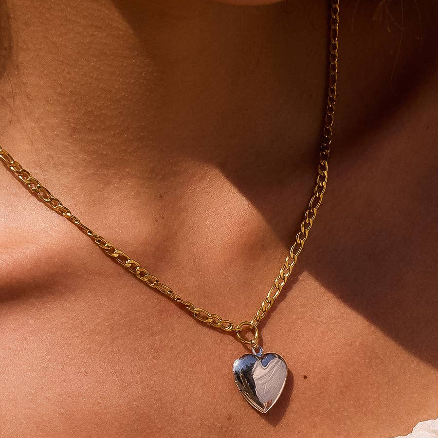 Heart Locket Necklace: N148