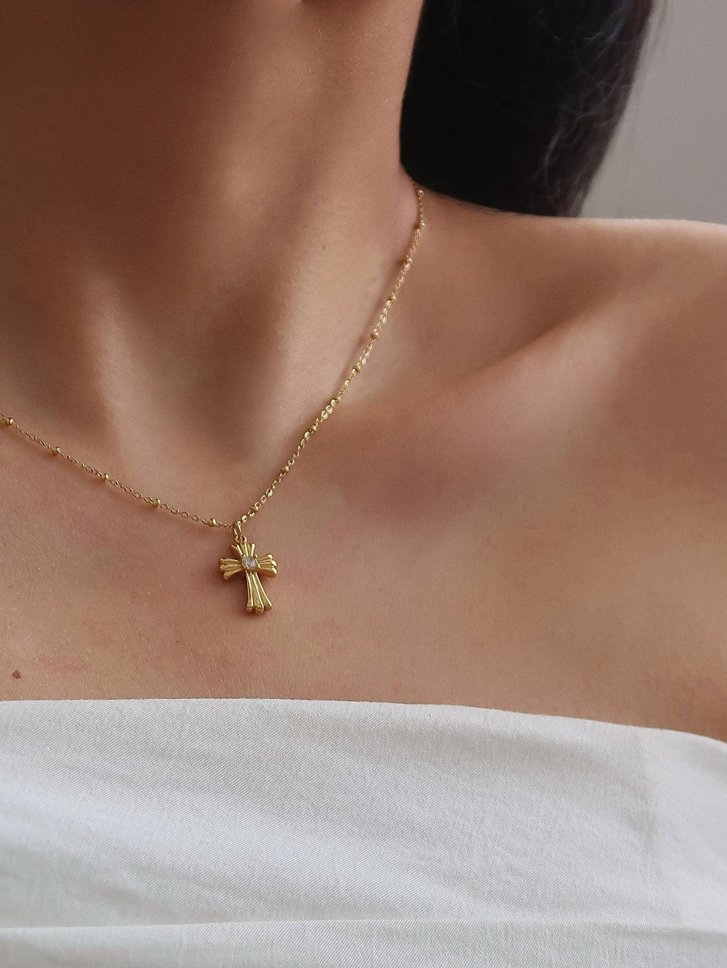 Piece Cross Necklace - N122