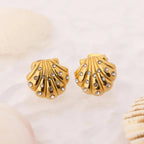 Stone Shell Earring - E75