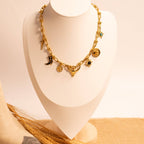 Black Stone Sun Charm - C149
