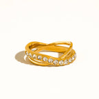Wave Crossover Ring: A1s7