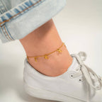 Golden Flutter Anklet - K23