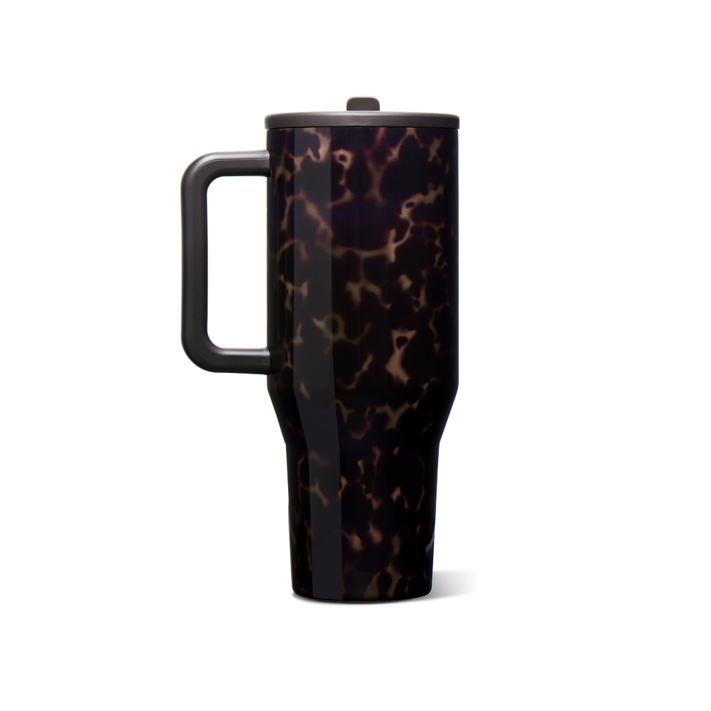 Mocha Tortoise HydroJug 40 oz Traveler Tumbler