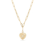 Golden Aura Pendant Necklace - N42
