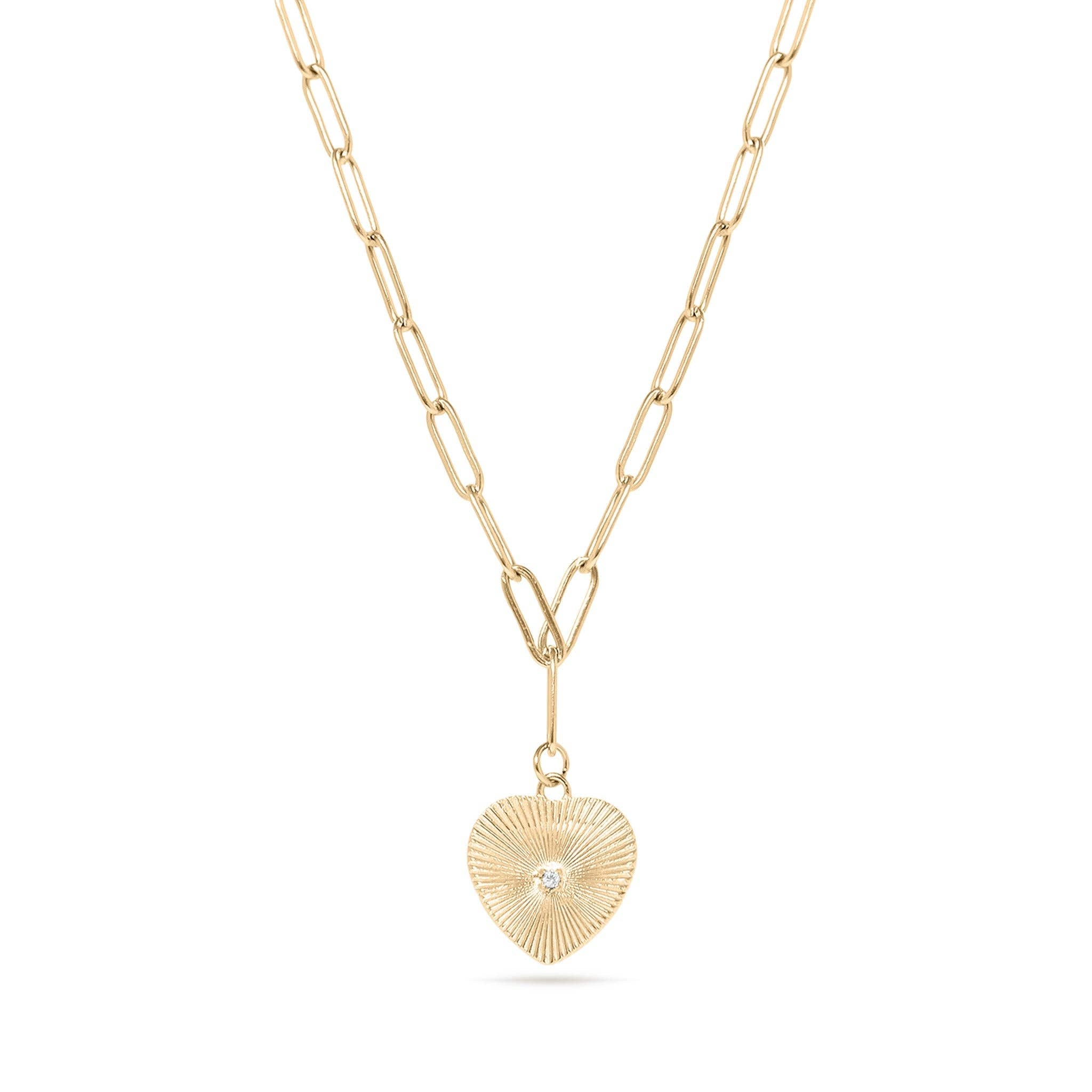Golden Aura Pendant Necklace - N42