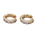 Radiance Rounded Huggies Earrings - E19