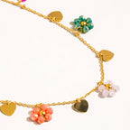 Summer Bloom Charm Necklace - N56