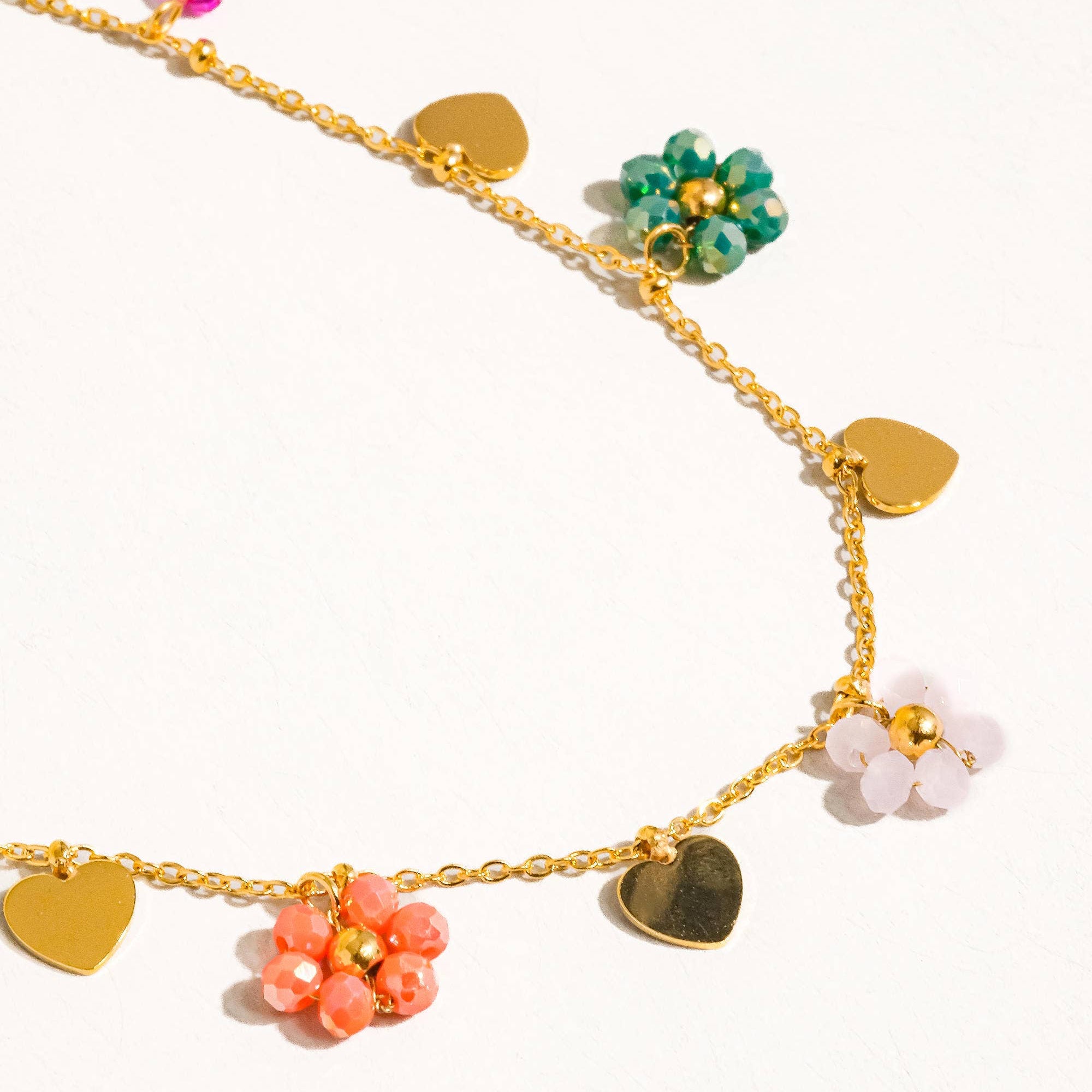 Summer Bloom Charm Necklace - N56