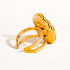 Classic Pearl Adjustable Ring - A39