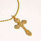 Big Faith Cross Necklace - N82