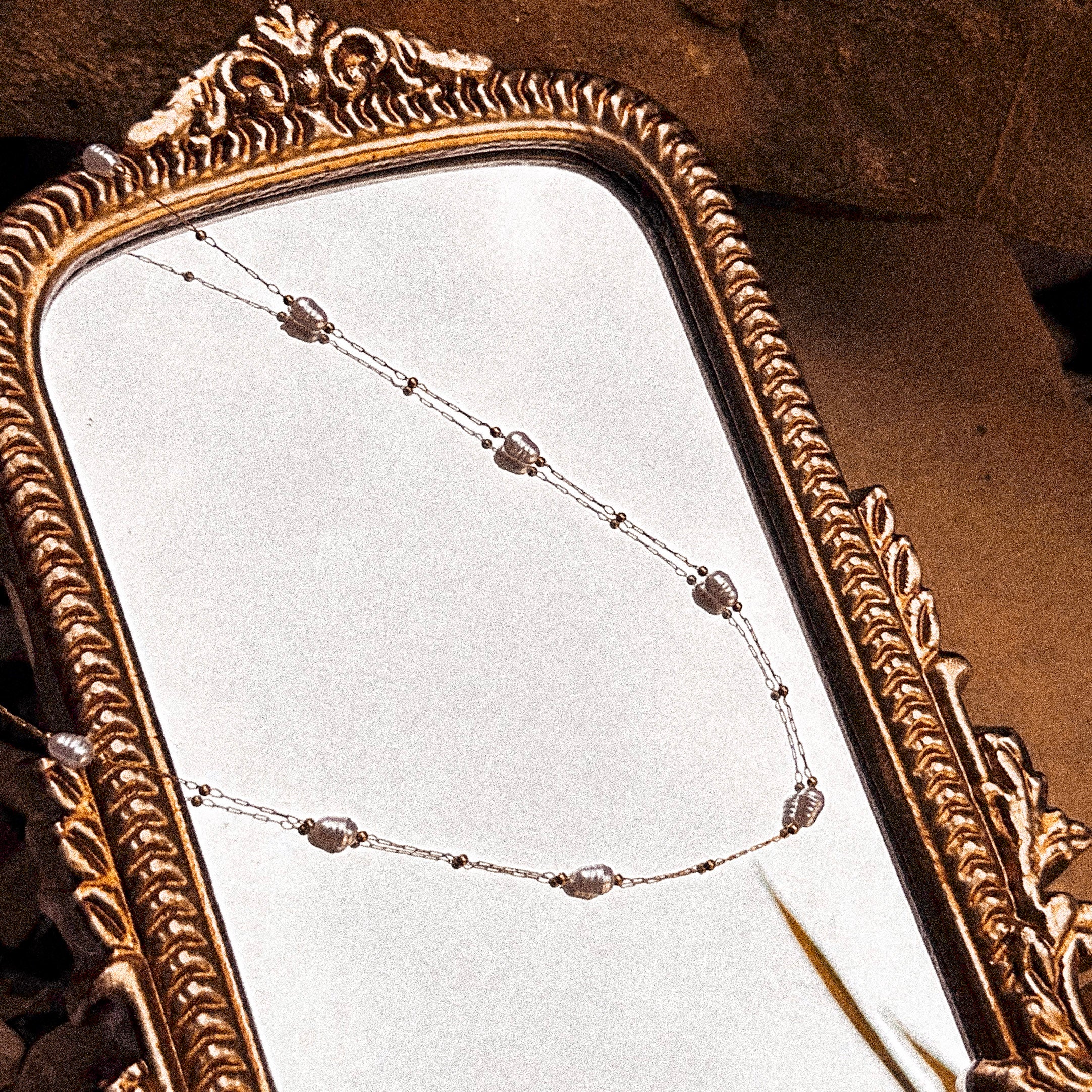 Dainty Pearl Necklace - N85