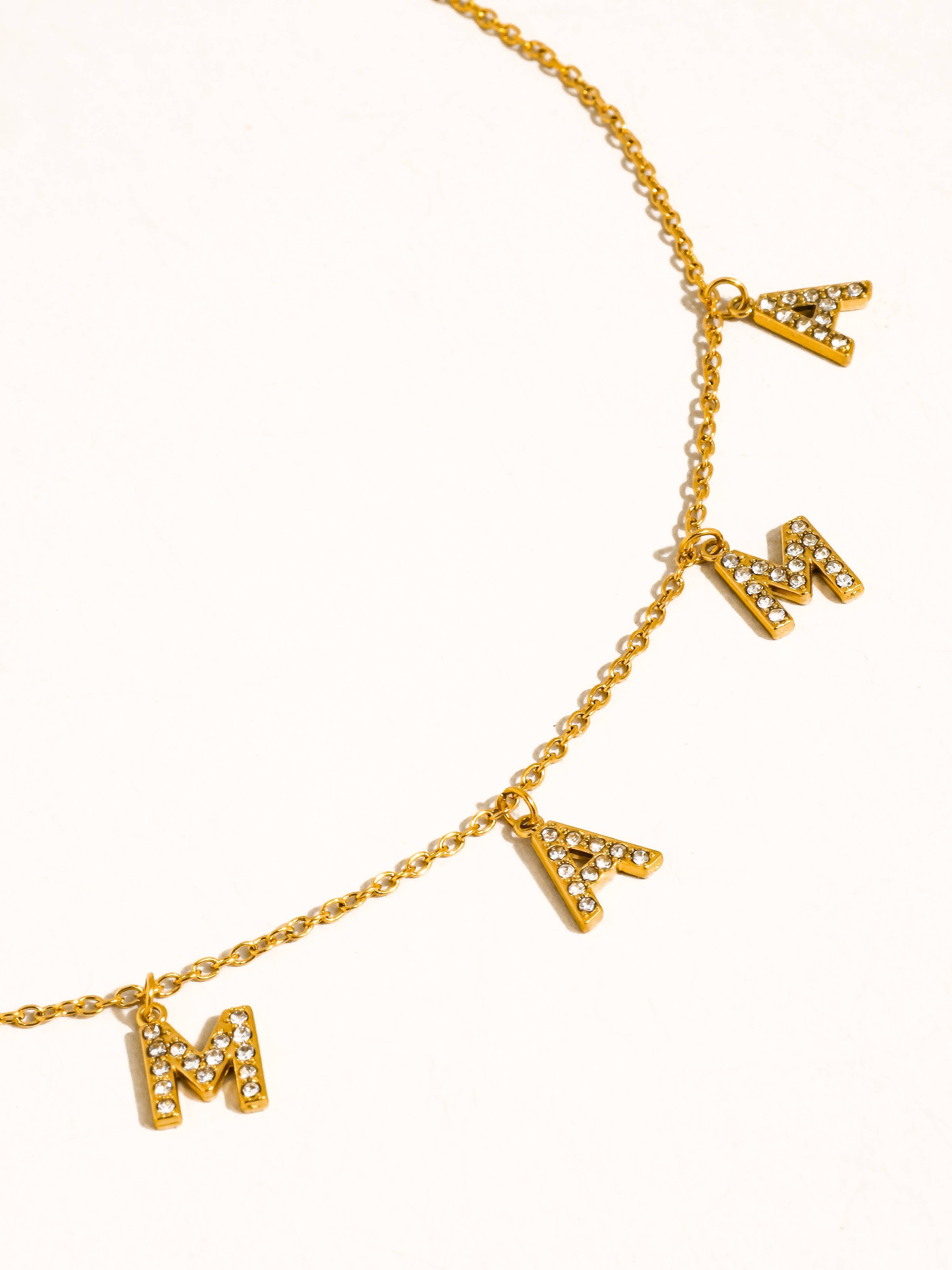 Mama Letter Necklace: N23