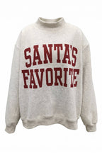 Mock-Neck Pullover: Ash grey