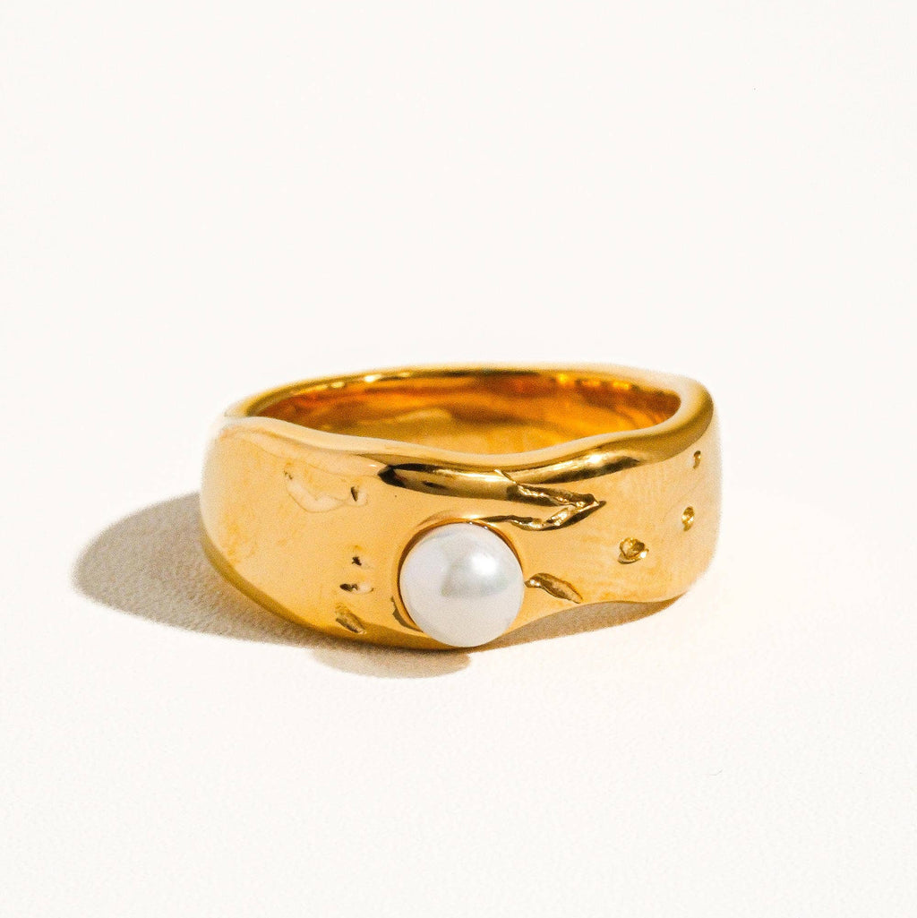 Pearl Band Ring - A49