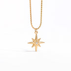 Compass Star Charm - C186