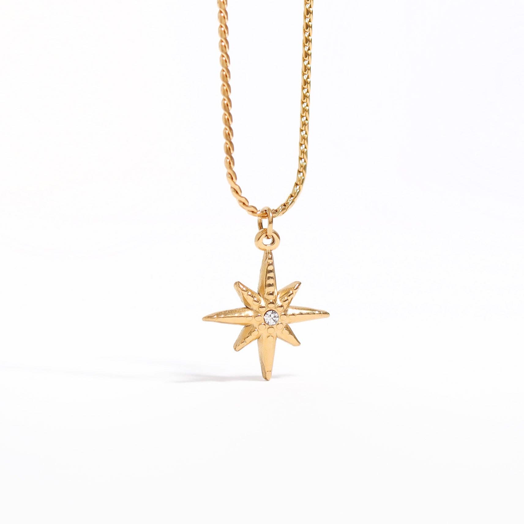 Compass Star Charm - C186