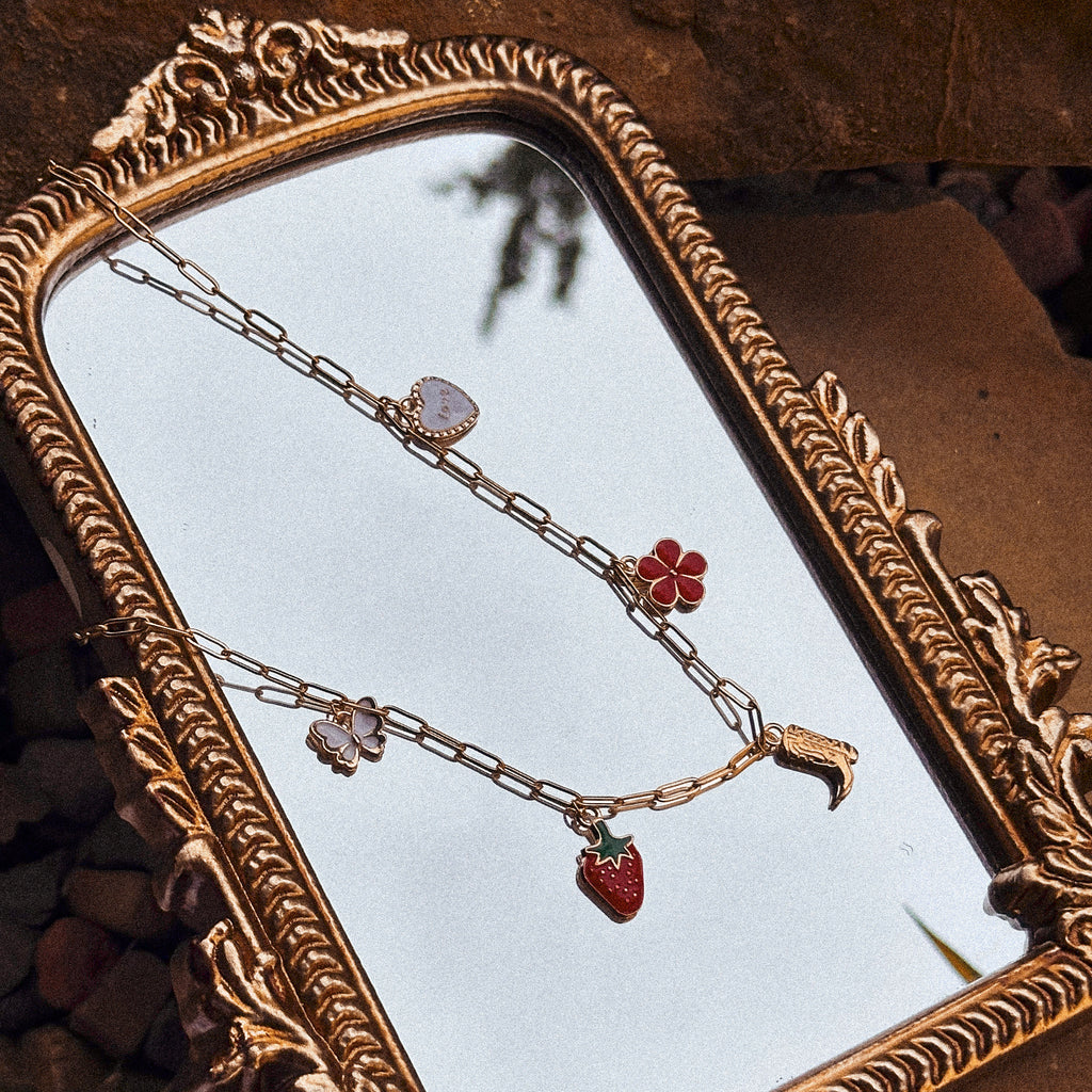 Red Love Charm Necklace - N84