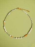 Citrus Pearl Necklace  - N57