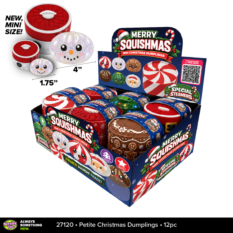 Fun Doh Petite (Mini) Squishy Christmas Dumplings Toy: Wholesale Price