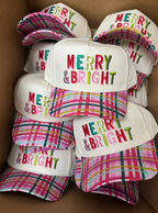 Merry & Bright - Confetti Plaid Trucker Hat