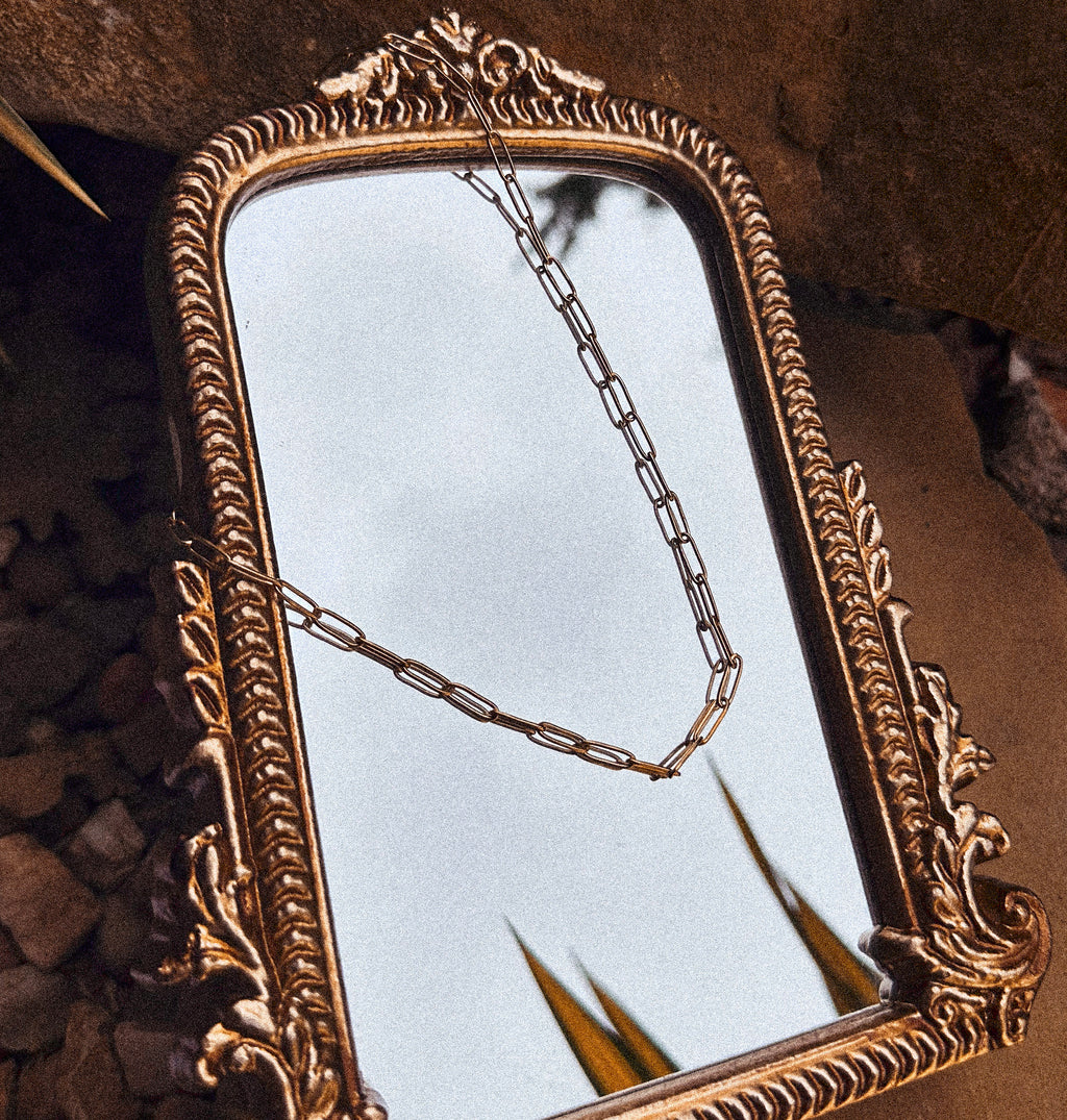 Paper Clip Necklace - N74