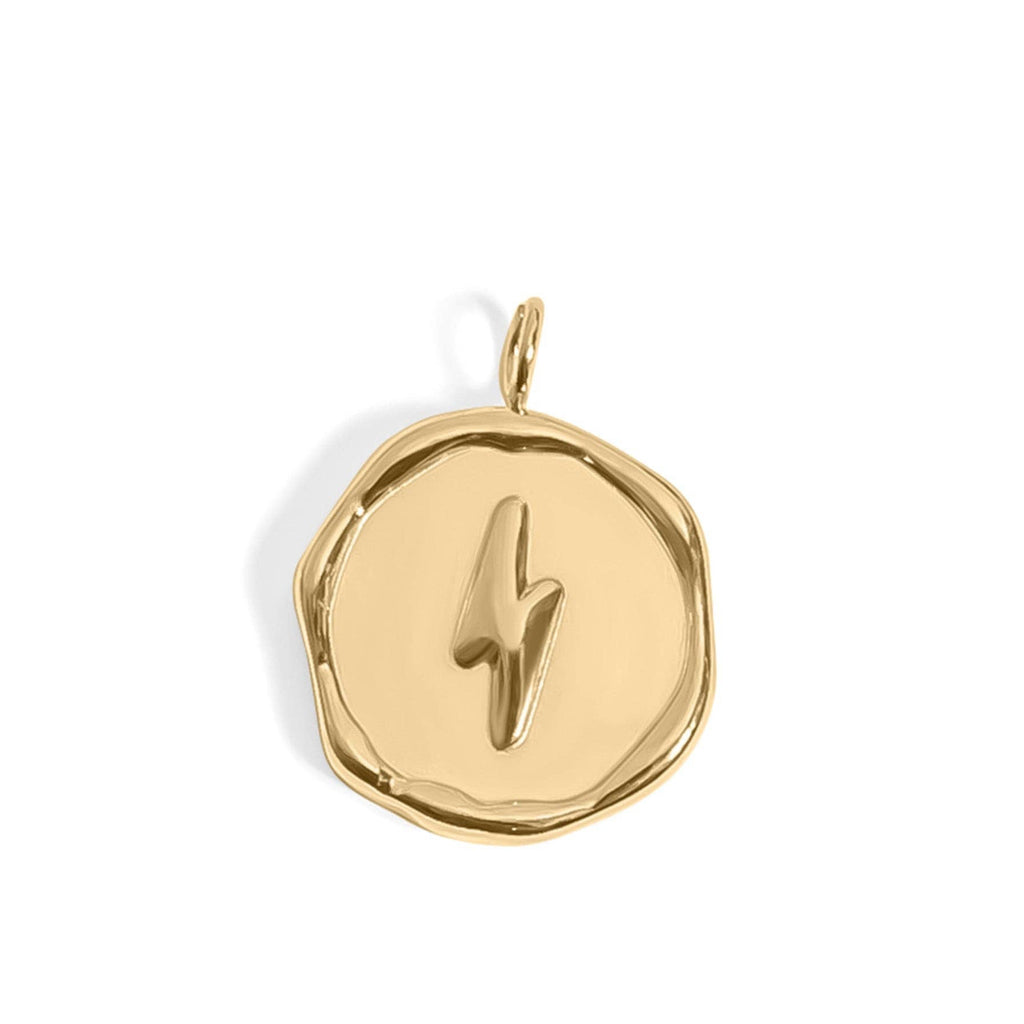 Gold Lightning Charm - C182