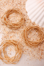 Dainty Sutton Bracelet in Gold: Extended 7.25 Inch
