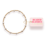 Lively Bracelet in Gold with Silver: Standard 6.75 inch