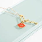 Red Lip Charm - C153