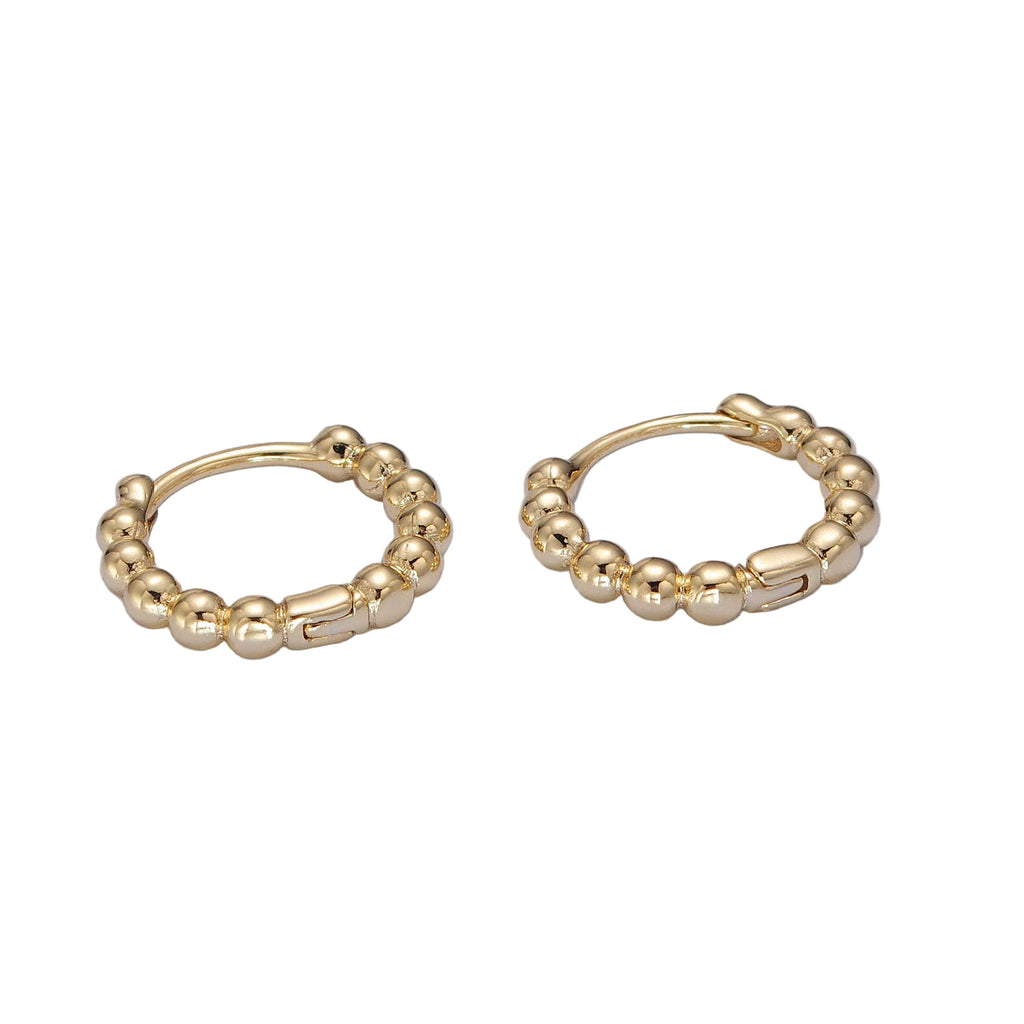 Sea Kiss Huggie Hoop Earrings - E15