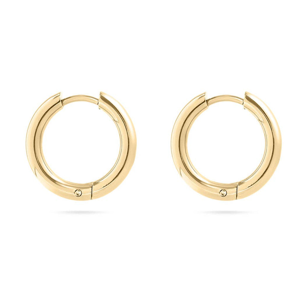 Everyday Golden Circle (small 16mm) Hoop Earrings - E121